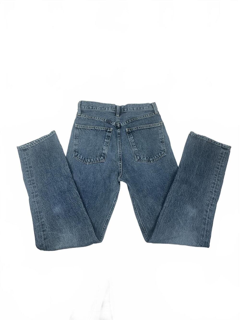 Agolde 90s Pinch Waist Jeans Size 25 Portrait Wash High Rise - Picture 6 of 9